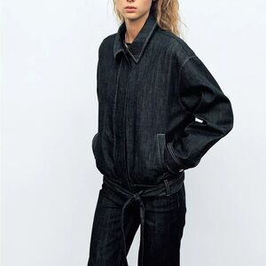 Dark Indigo Denim Jeans, Zara